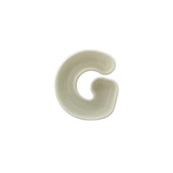 Lettera G in porcellana 10 cm