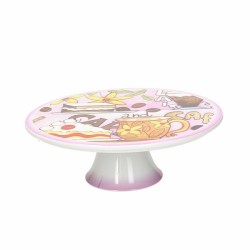 Alzata tonda cm.23 h.12 iris bre