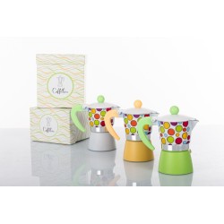 Caffettiera multicolore