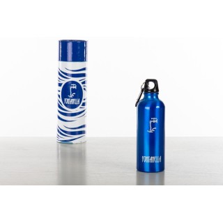 Borraccia termica Alluminio blu h21 d6,6 cm | CarinCasa