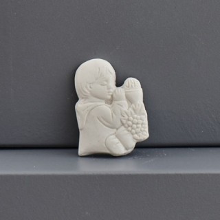 Gessetto bimbo della comunione con grappolo d'uva da decorare e profum