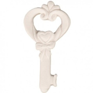 Gesso cuore chiave cm.5 (10/150/600) | CarinCasa