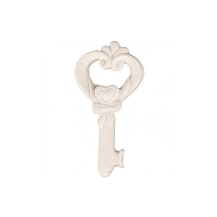Gesso cuore chiave cm.5 (10/150/600) | CarinCasa