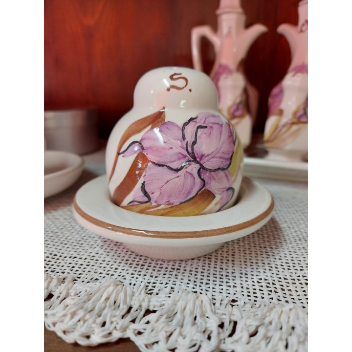 Sale e pepe compatto luc.dec.iris viola dipinto a mano made…