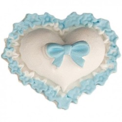 Gesso cuore bordo fiocco cel. 2,2x1,9 (12/150/600)
