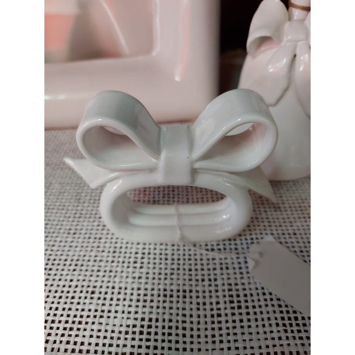 Legatovagliolo fiocco chiocciolino capodimonte bianco |…