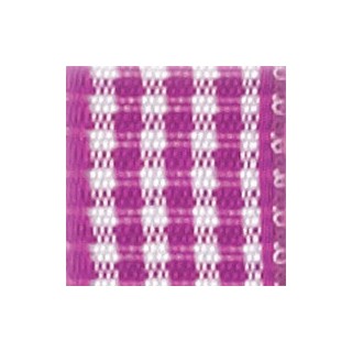 Nastro raso scozzese 10 mm fuxia 25 mt | CarinCasa
