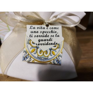 Deruta applicazione maiolica "la vita" | CarinCasa