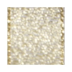 Nastro rasetto importazione 10 mm glitter oro 25 mt