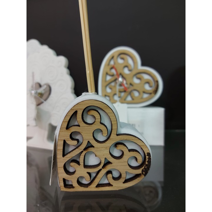 Agata profumatore Cuore 7x7 cm dolcicose | CarinCasa