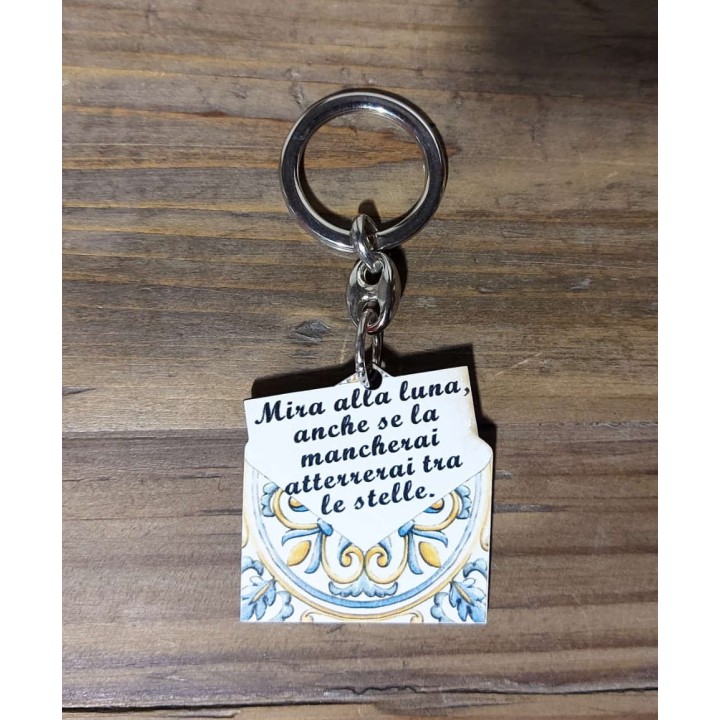 Deruta porta chiavi maiolica "mira" | CarinCasa