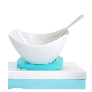 Piatto mezzaluna tiffany 1/18 wood | CarinCasa