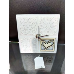 Merida orologio greca cuore 11.5x11.5 cm
