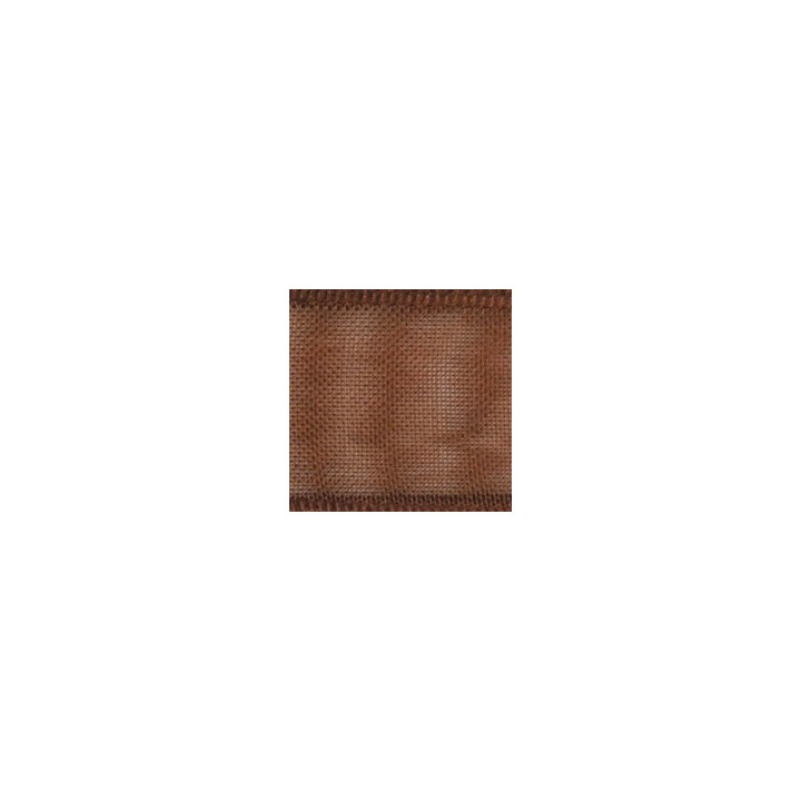 Nastro velo bordi raso 10 mm marrone 50 mt | CarinCasa