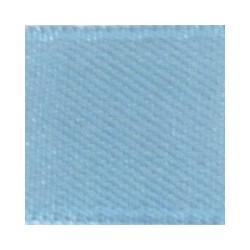 Nastro doppio raso importazione 6 mm celeste 50 mt