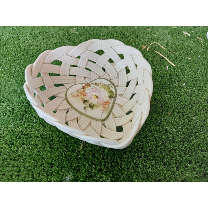 Cuore intreccio decorato a mano provence made in italy 15 x…