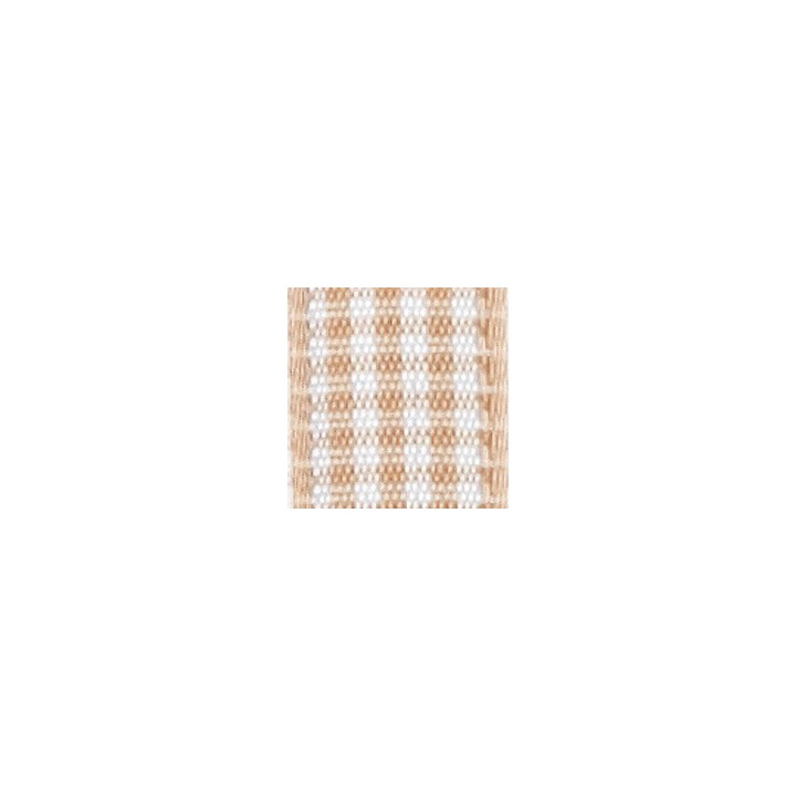 Nastro raso scozzese 10 mm tortora 25 mt | CarinCasa