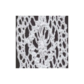 Nastro pizzo cotone importazione 50 mm bianco 10 mt |…