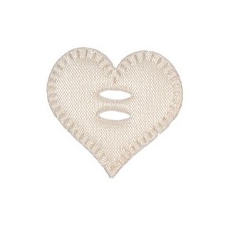 Applicazione cuoricino panna | CarinCasa