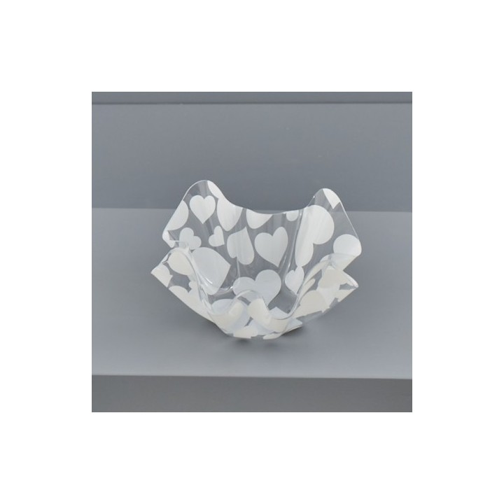 Cuori bianchi faz. Mini 13x13x7 (1/200) | CarinCasa