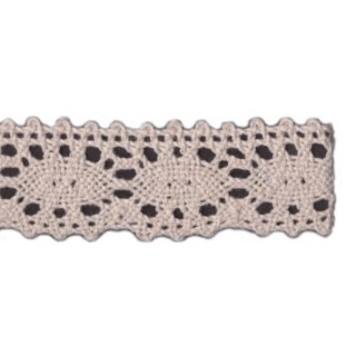 Nastro pizzo cotone importazione 28 mm panna 10 mt |…