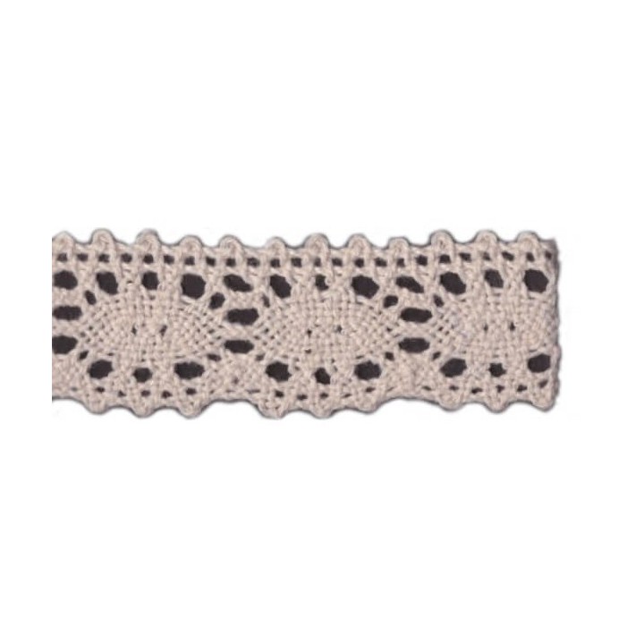 Nastro pizzo cotone importazione 28 mm panna 10 mt |…