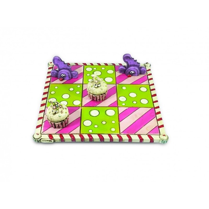 Gioco del tris cup cake biscotti | CarinCasa