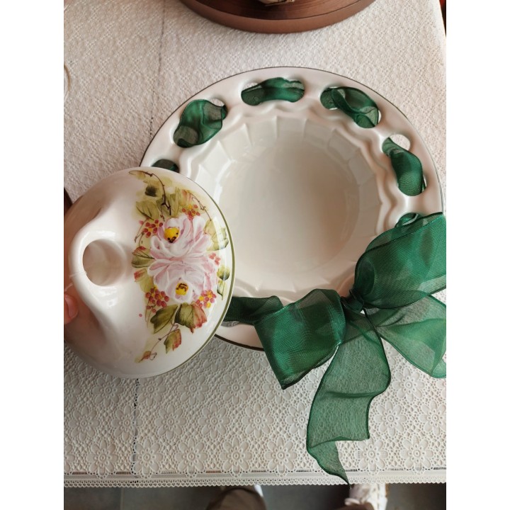 Serie forata portabobon decorato a mano made in italy 22 x…