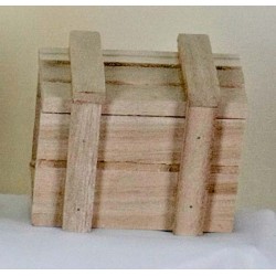 Baule in legno 7x5,8x4,8 cm