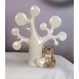 Albero della Vita cm 13,5 con orsetto e gift box | CarinCasa