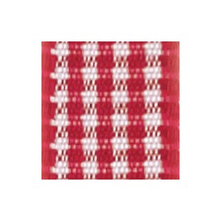 Nastro raso scozzese 40 mm rosso 25 mt | CarinCasa