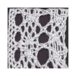 Nastro pizzo cotone 30 mm bianco 10 mt