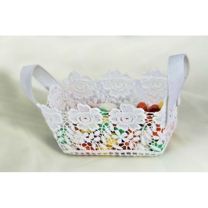 Vassoio macrame' medio 18x11x9 cm | CarinCasa