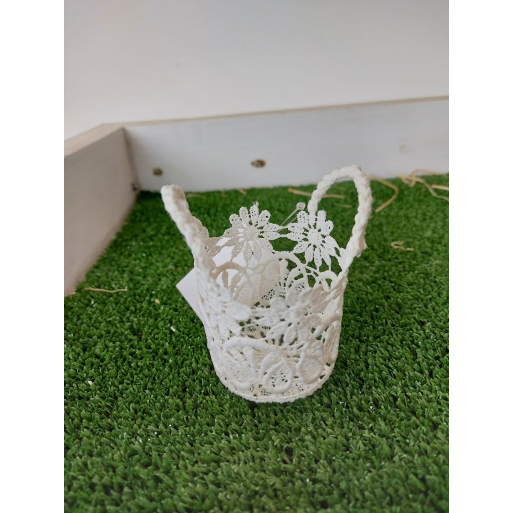 Cestino Macrame' diametro 6,5 x 4 cm | CarinCasa