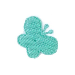 Applicazione farfalla verde tiffany | CarinCasa