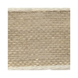 Nastro lino bordi rame 20 mm grezzo e bianco 15 mt