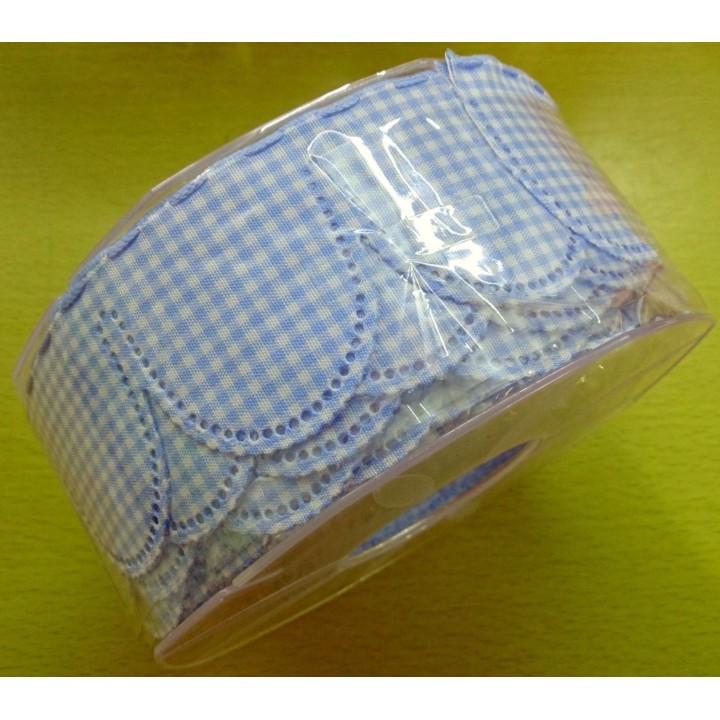 Nastro margherita porta confetti 50 mm celeste 25 mt |…