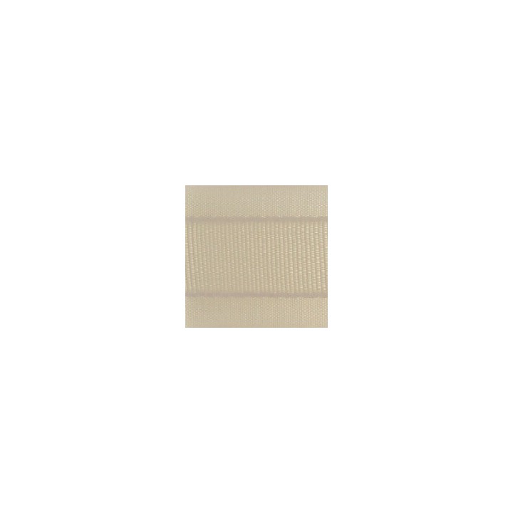Nastro gross grain bordi raso 25 mm panna 20 mt | CarinCasa