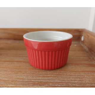 Confezione 4 pirottini ramequin cm.7,2x4,3 marrakech red…