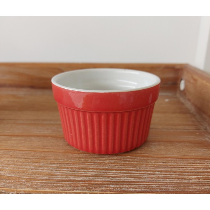 Confezione 4 pirottini ramequin cm.7,2x4,3 marrakech red…