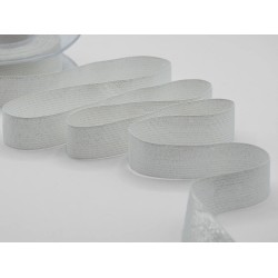 Nastro smile 25 mm argento 20 mt