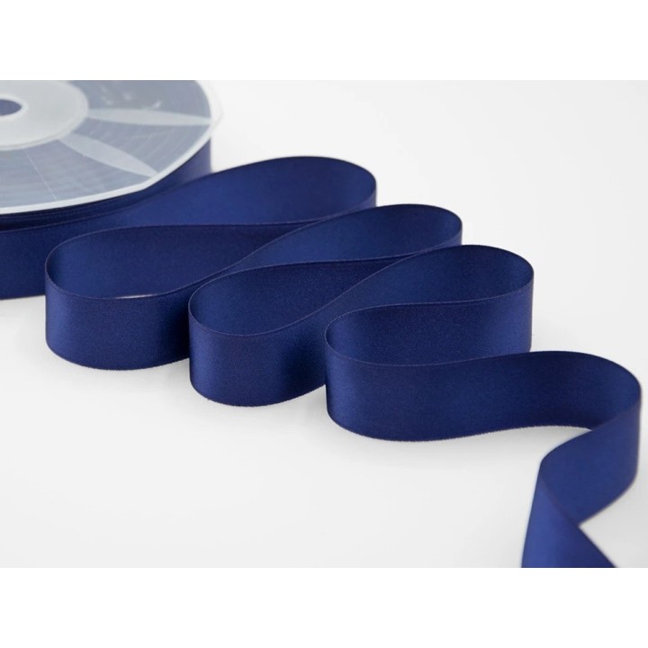 Nastro doppio raso 6 mm blu notte 100 mt | CarinCasa