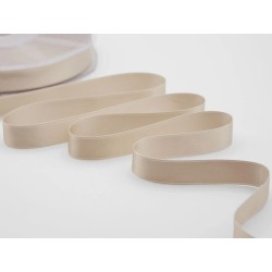 Nastro doppio raso 6 mm beige 100 mt