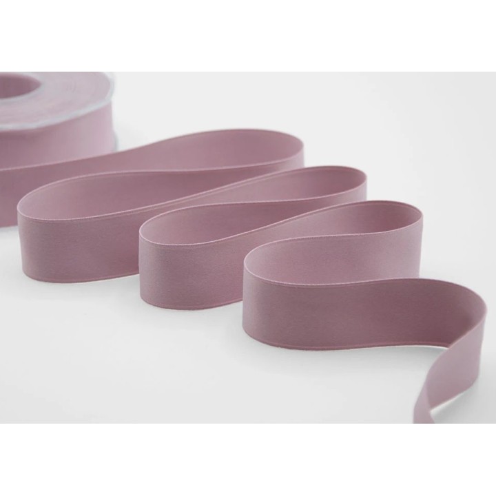 Nastro doppio raso opaco 15 mm rosa antico 20 mt | CarinCasa