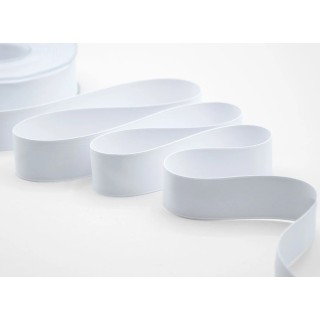 Nastro doppio raso opaco 15 mm bianco 20 mt | CarinCasa