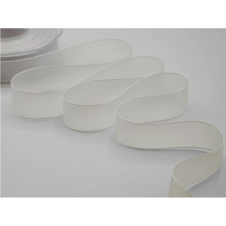 Nastro velo luminoso 25 mm bianco 20 mt | CarinCasa