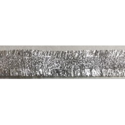 Nastro sfrangiato lame' 22 mm argento 15 mt
