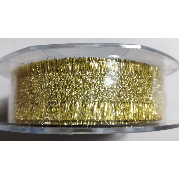 Nastro sfrangiato lame' 22 mm oro 15 mt | CarinCasa