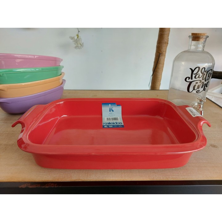 Pirofila rettangolare 36x21 cm marrakech red | CarinCasa