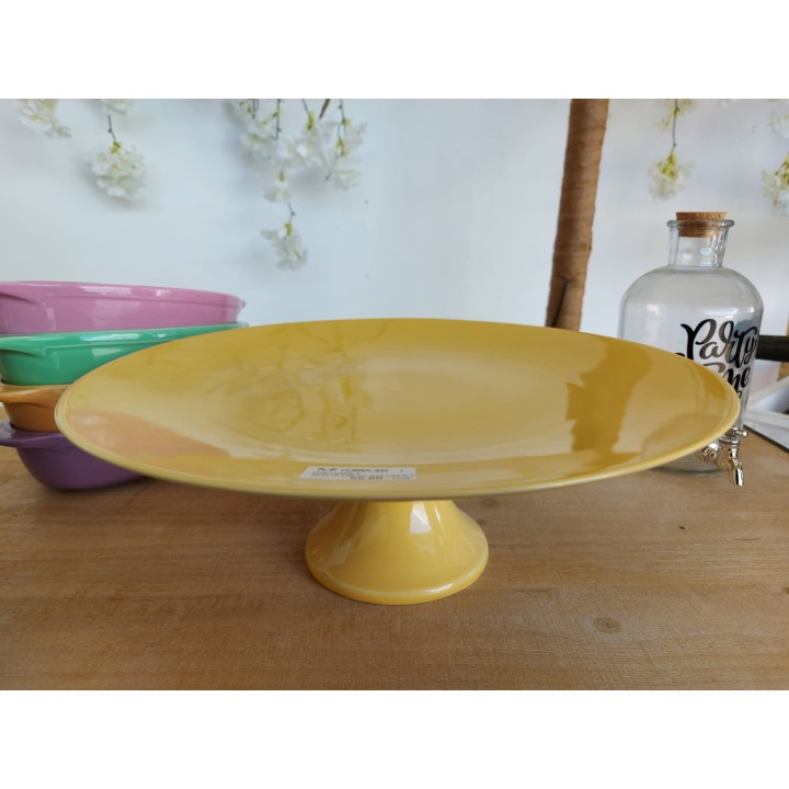 Alzata cm 34 colored giallo Kaleidos | CarinCasa